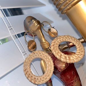 Straw Earrings